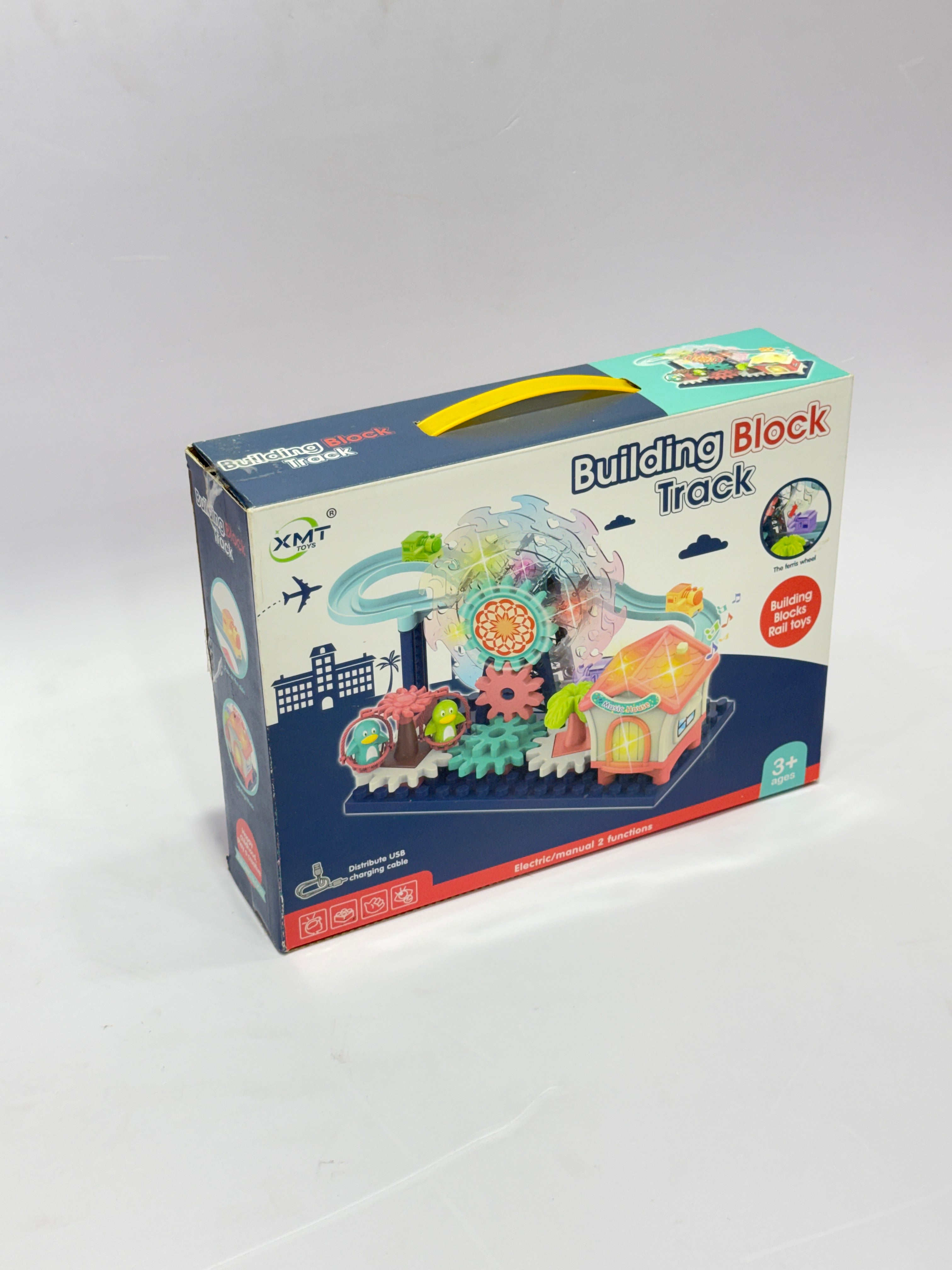 Building Block Track – Light &amp; Music Interactive Toy Set