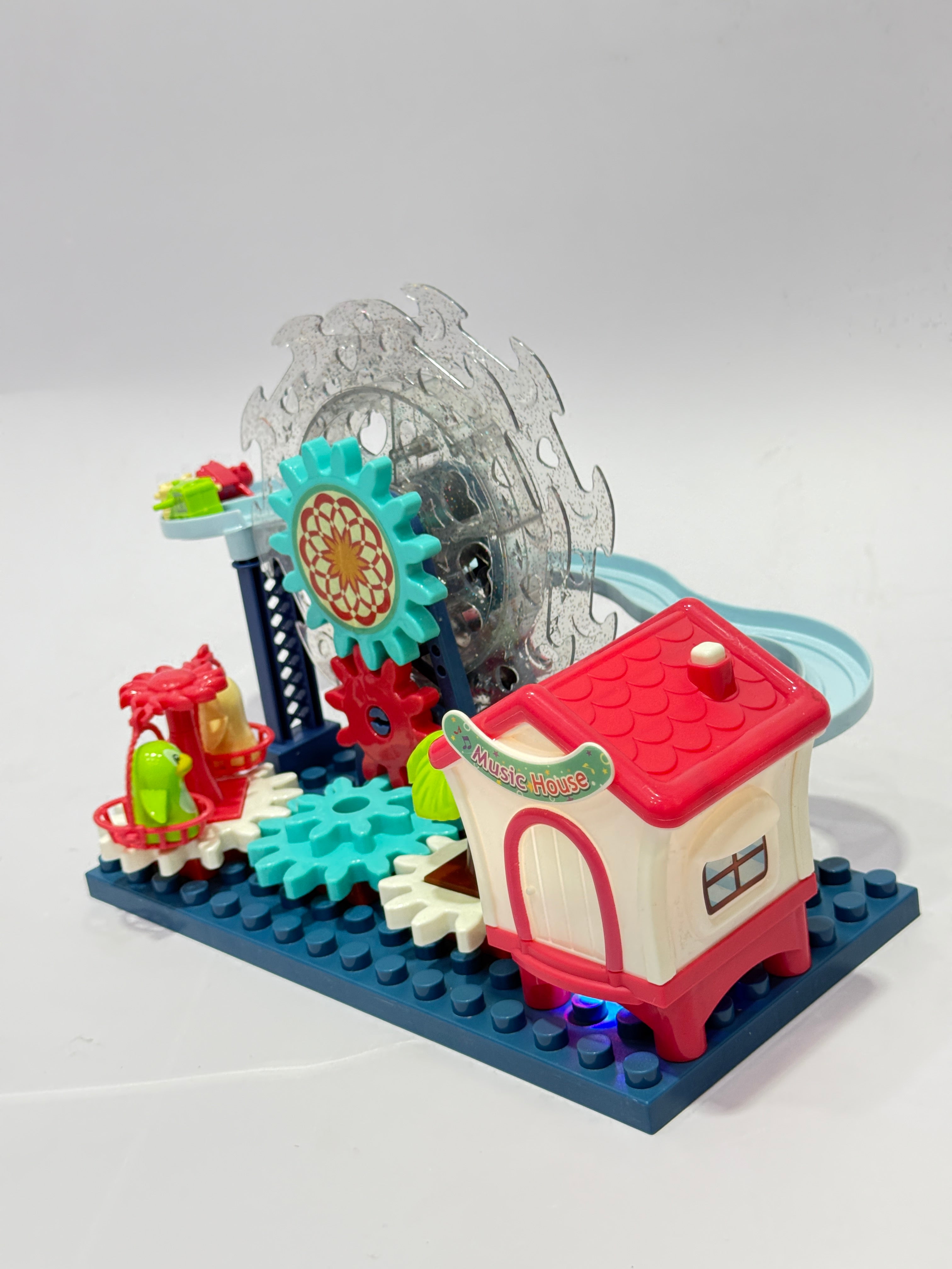 Building Block Track – Light &amp; Music Interactive Toy Set