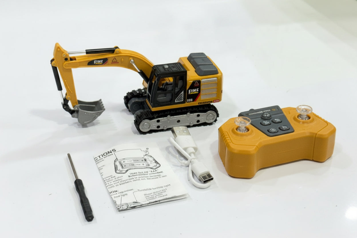 Engineering Excavator Miniature Toy
