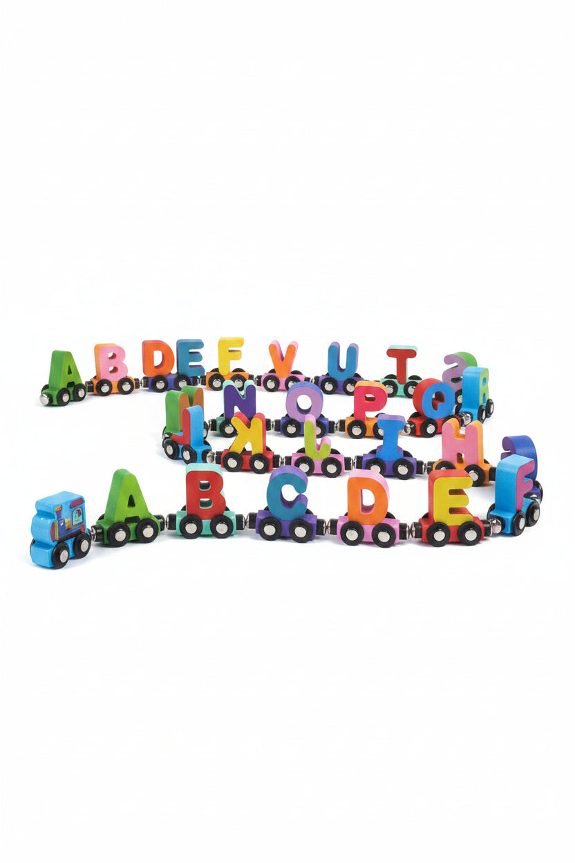 Magnetic Letter Car Set – 36 Pieces