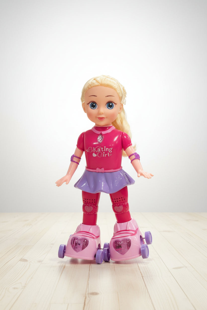 Skating Girl Doll – Fun Fashion Doll with Roller Skates