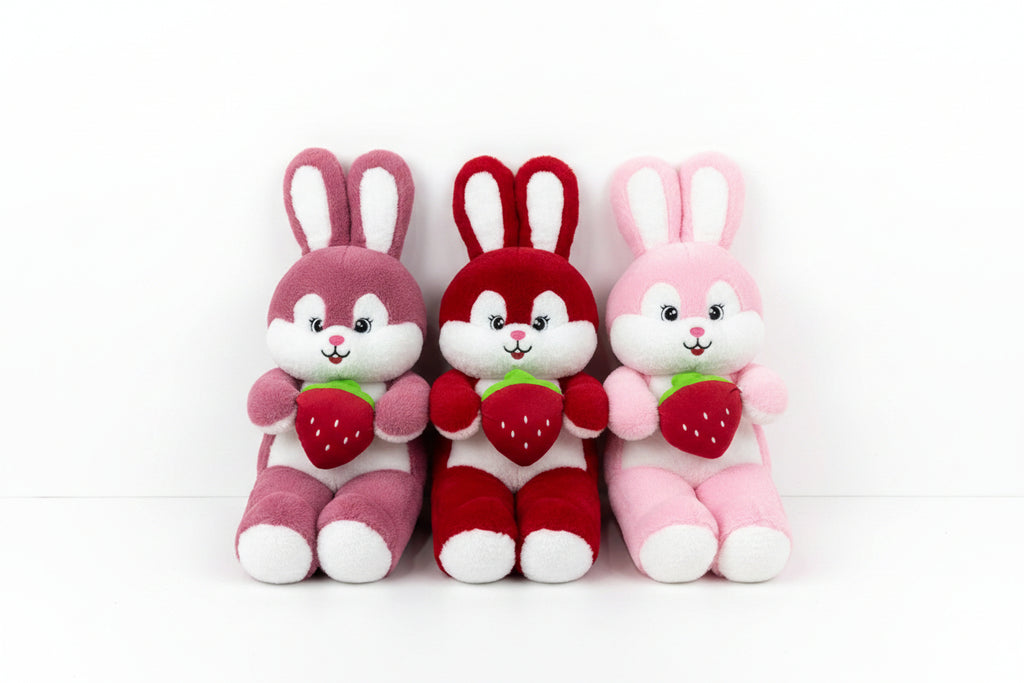 Strawberry Bunny Plush Toy