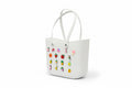 Cute EVA Charm Tote Bag 👜