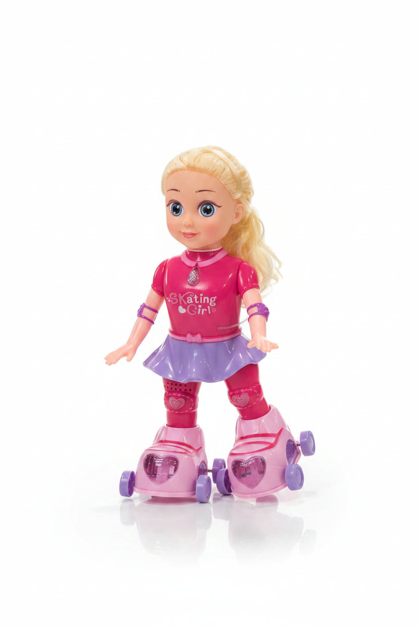 Skating Girl Doll – Fun Fashion Doll with Roller Skates