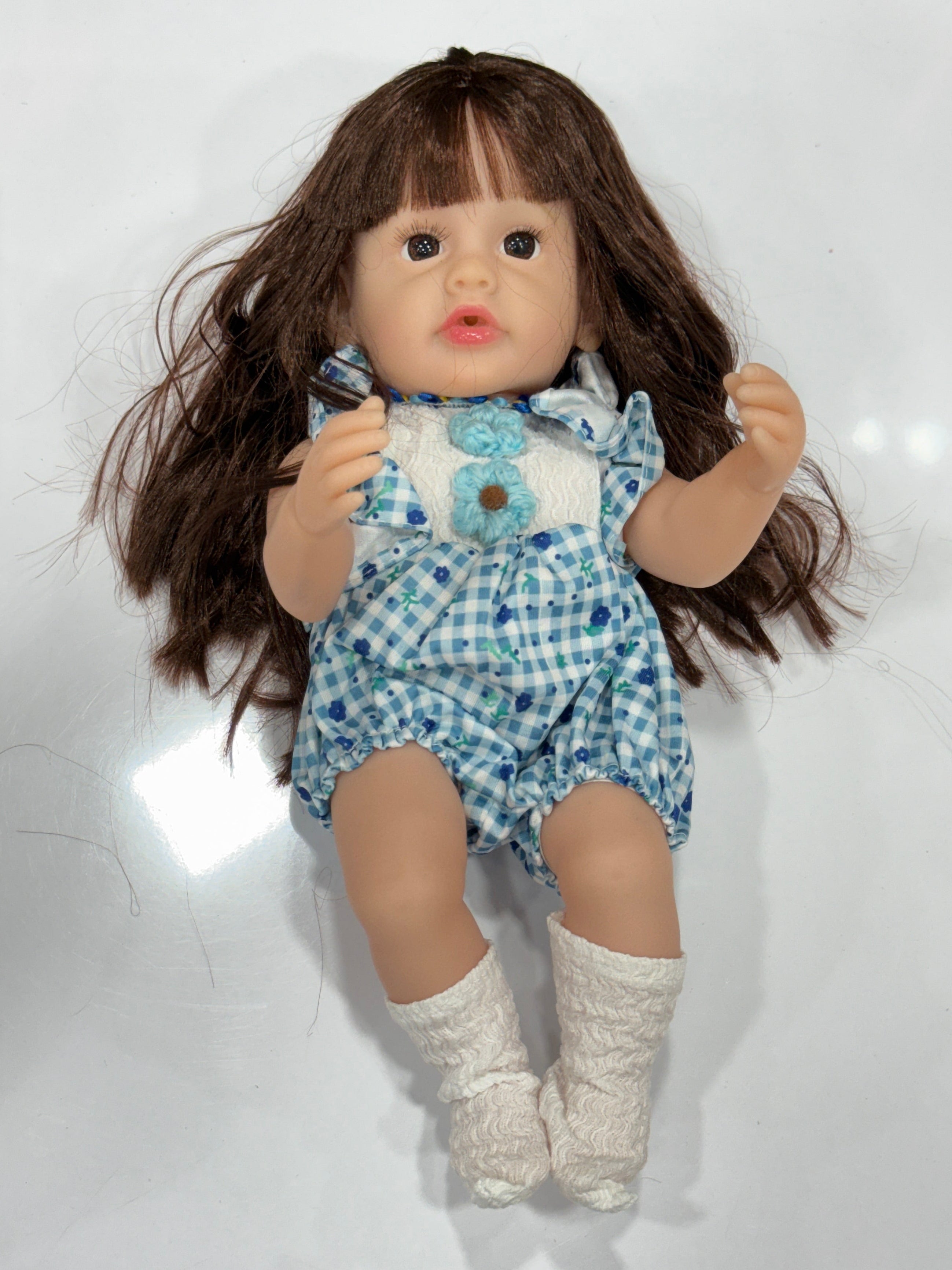 Cute Baby Doll with Bunny Cap