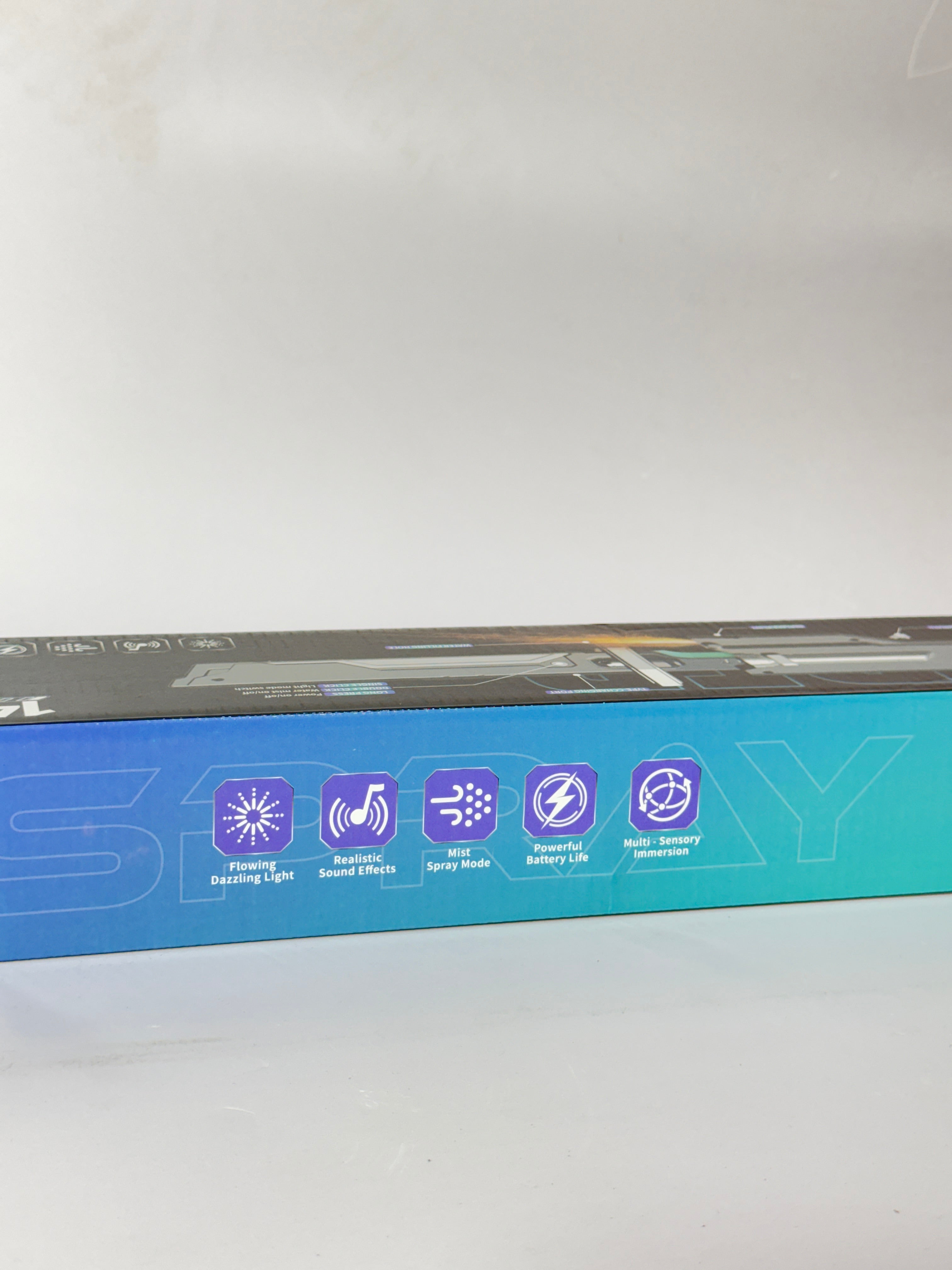 LED Mist Spray Toy Sword with Sound Effects