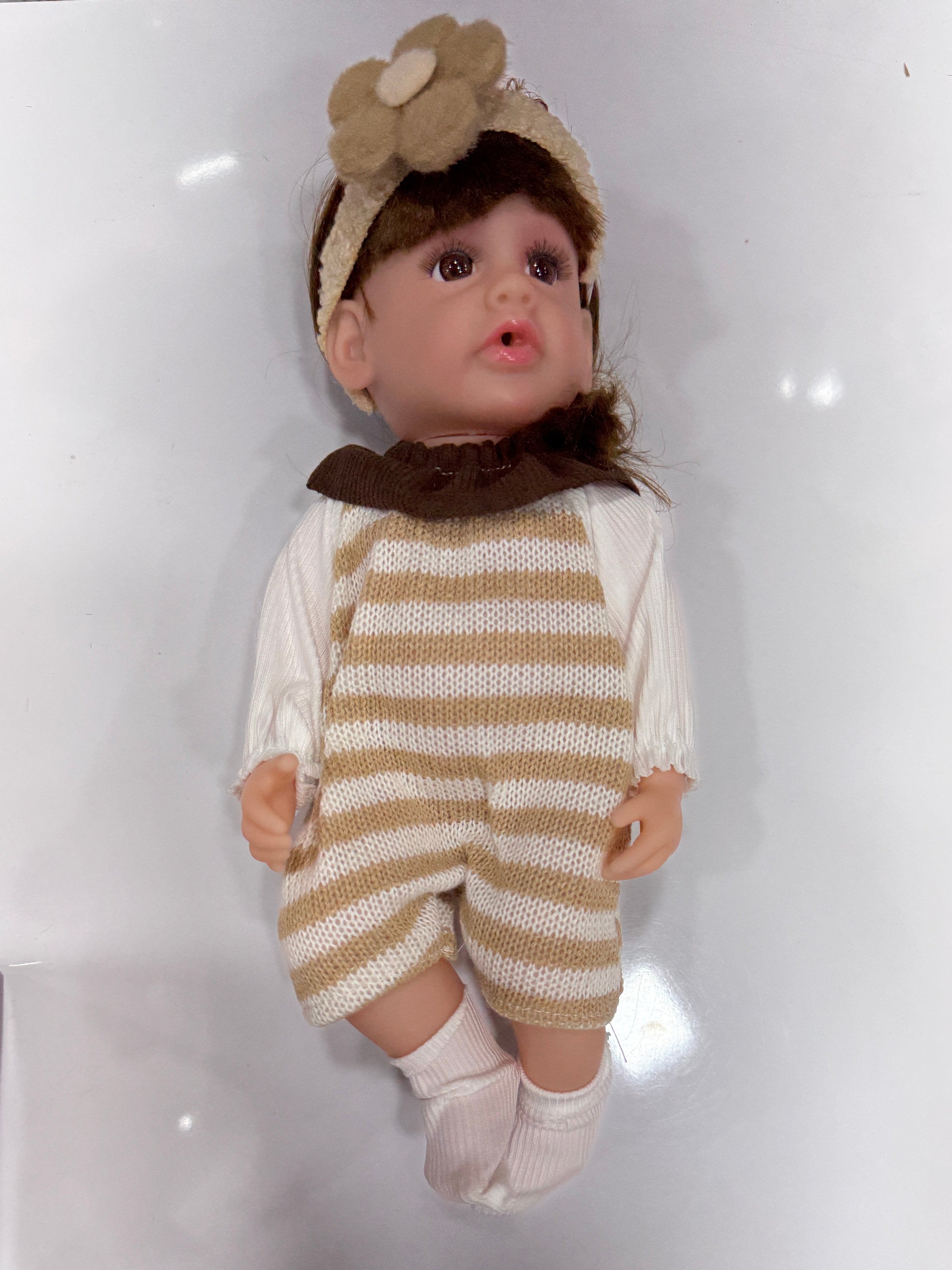 Cute Baby Doll with Bunny Cap