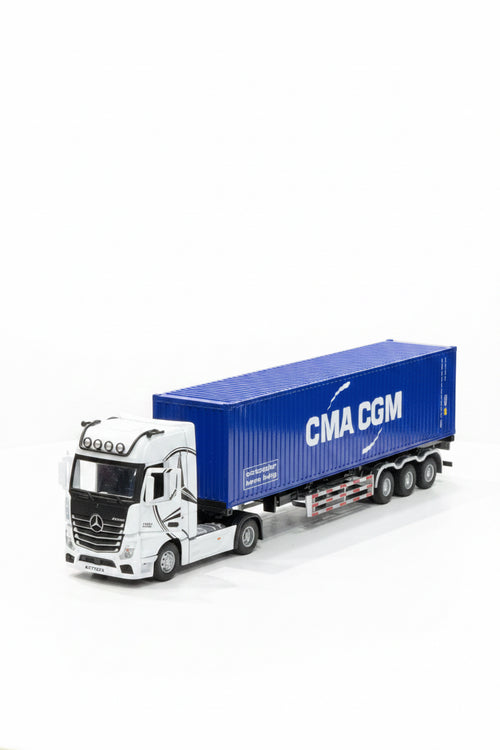 1:24 Scale Die-Cast Container Transport Truck
