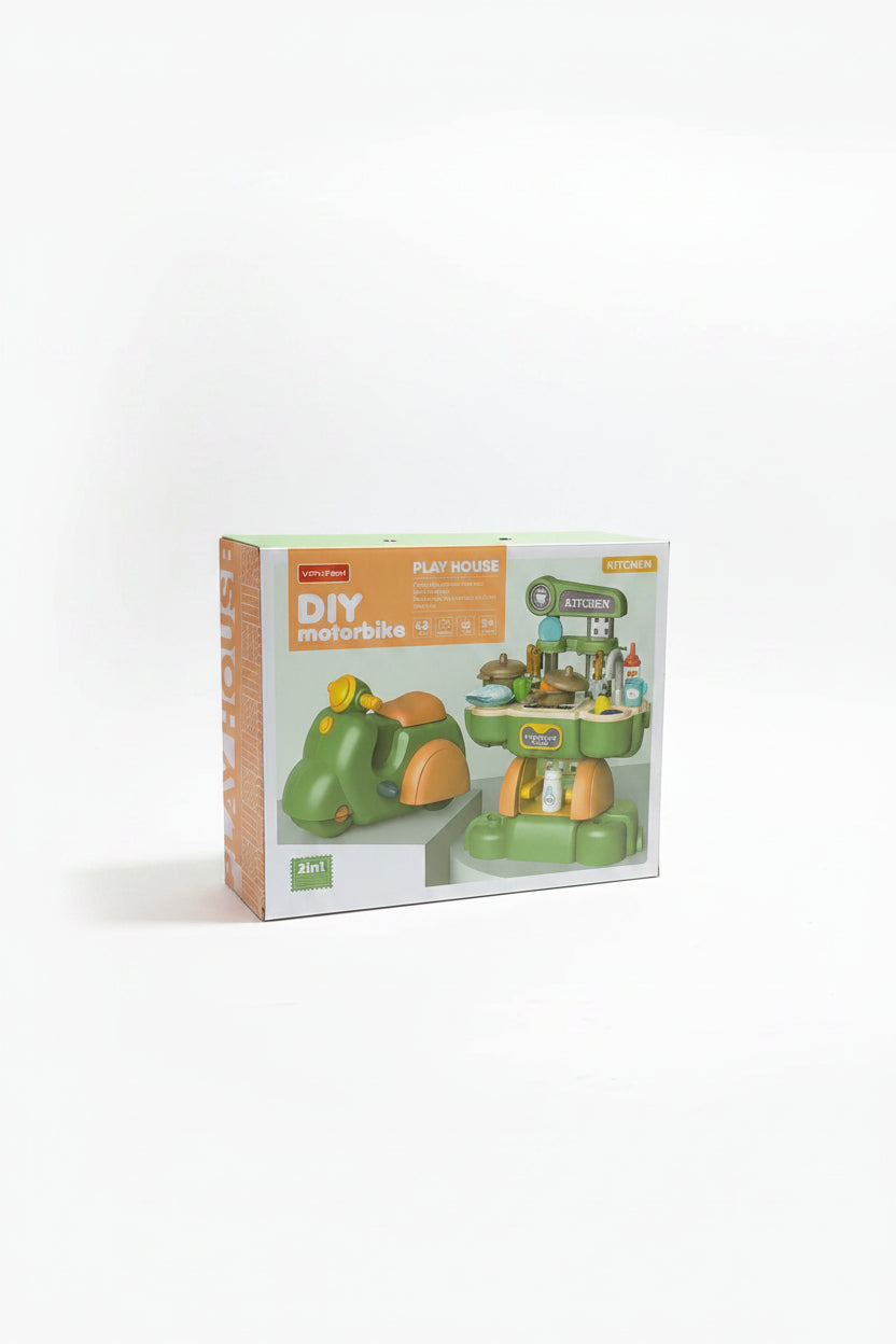 2-in-1 DIY Ride-On Play Set