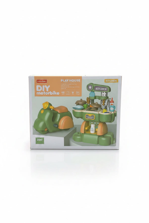 2-in-1 DIY Ride-On Play Set