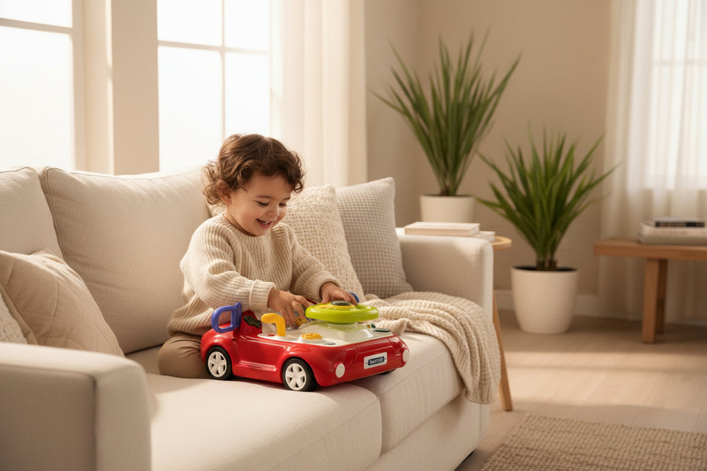 STEERING WHEEL TOY CAR