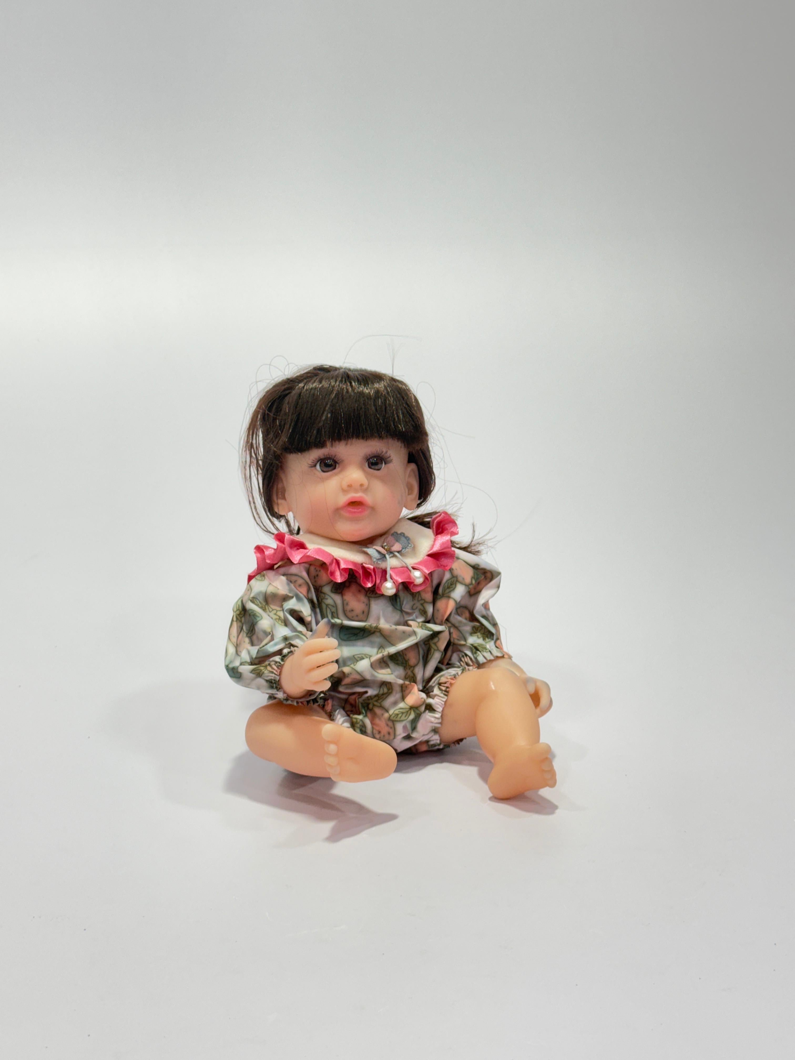 Cute Baby Doll with Bunny Cap