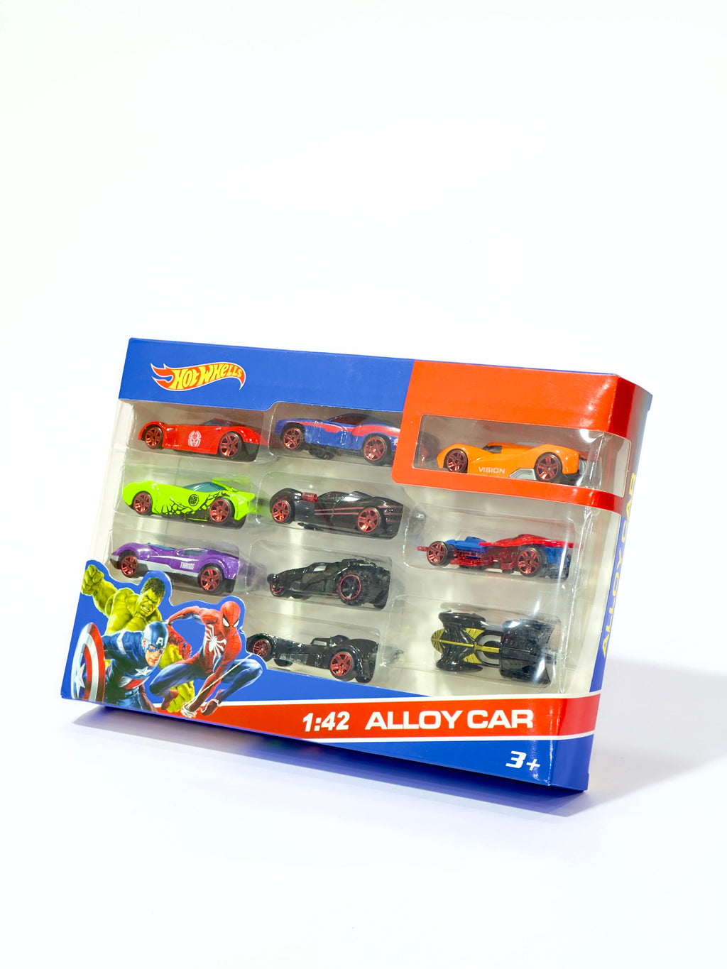 Avengers Edition 10PCS Toy Car Set [1:42 Scale]