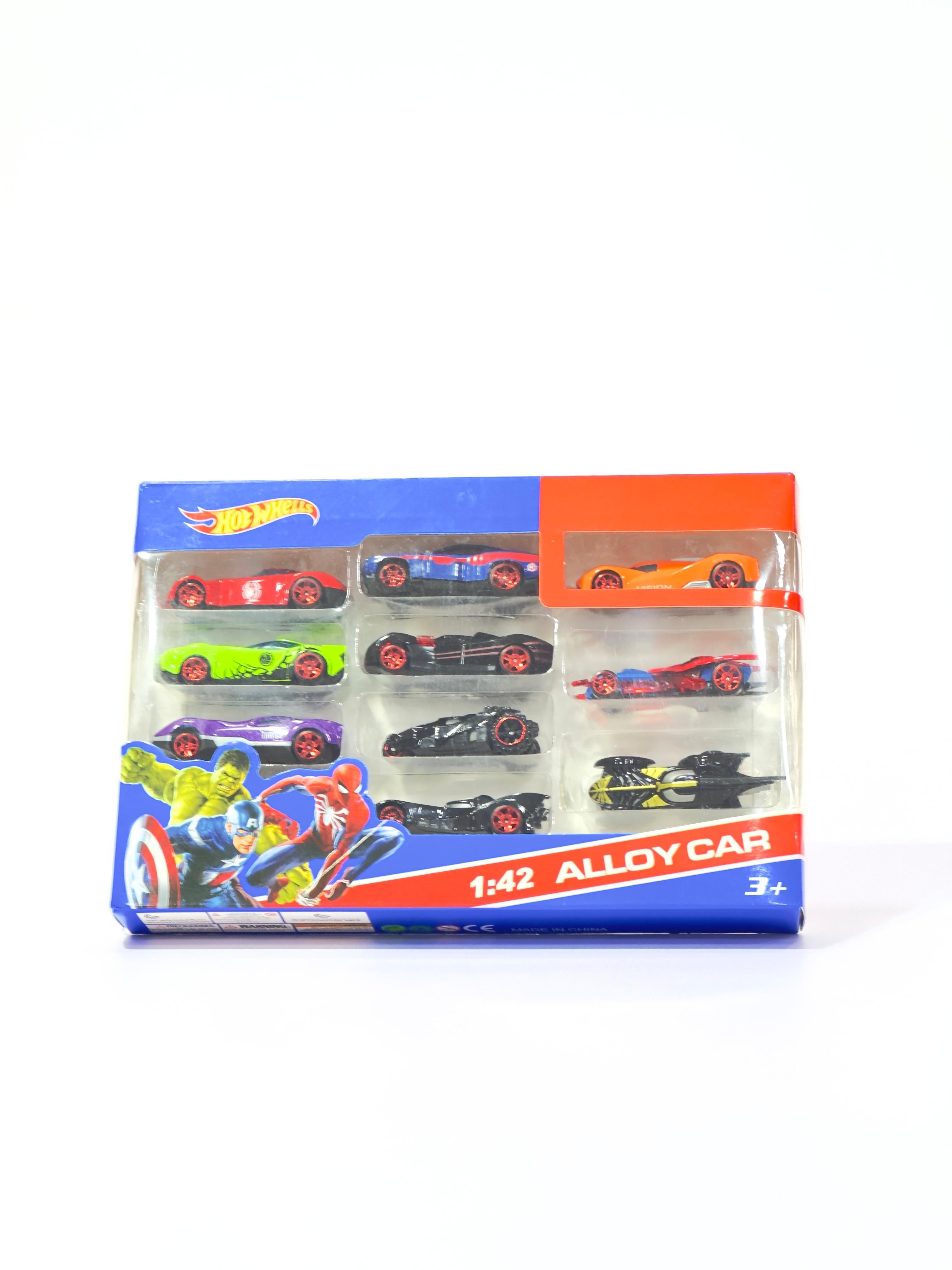 Avengers Edition 10PCS Toy Car Set [1:42 Scale]