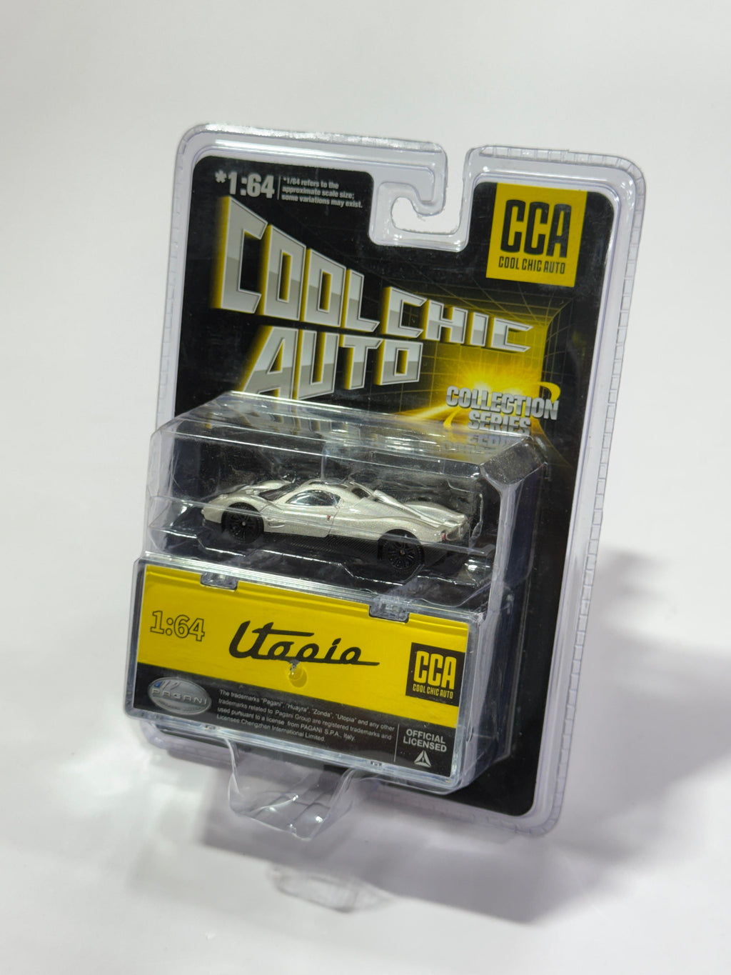 Pagani Utopia Die-Cast Hypercar CCA – 1:64 Scale