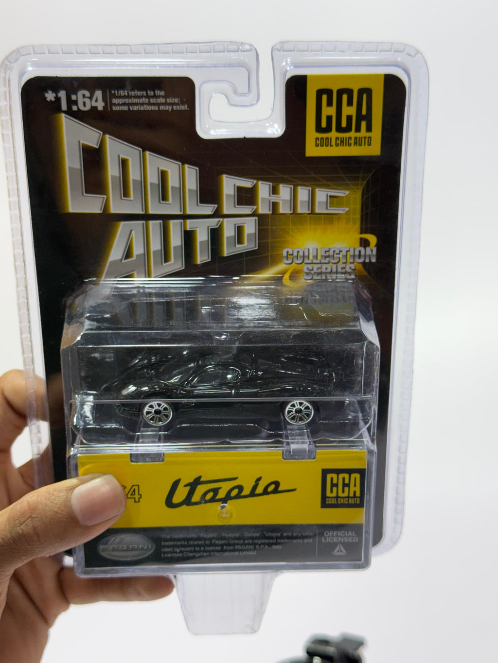 Pagani Utopia Die-Cast Hypercar CCA – 1:64 Scale
