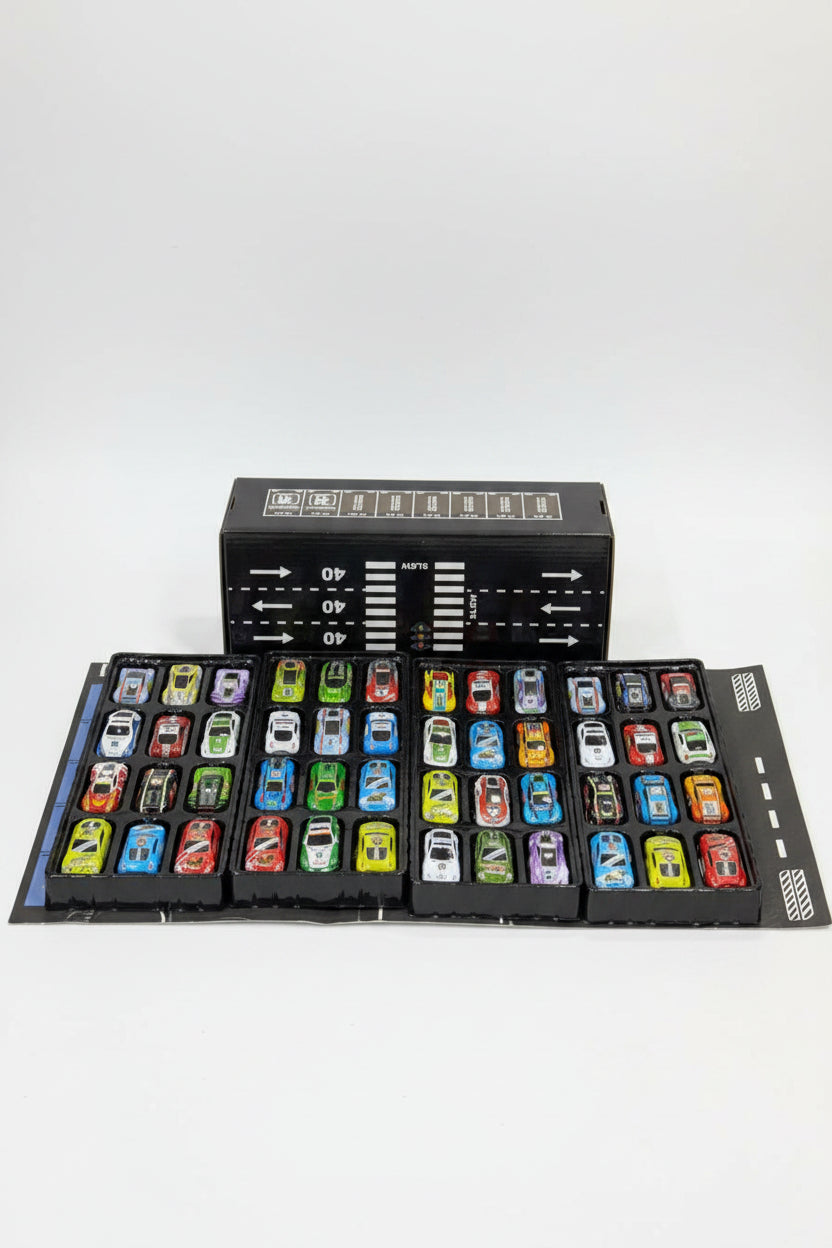 48-Piece Mini Die-Cast Car Collection Set