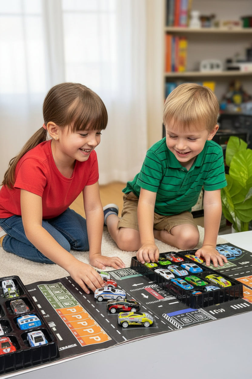 48-Piece Mini Die-Cast Car Collection Set