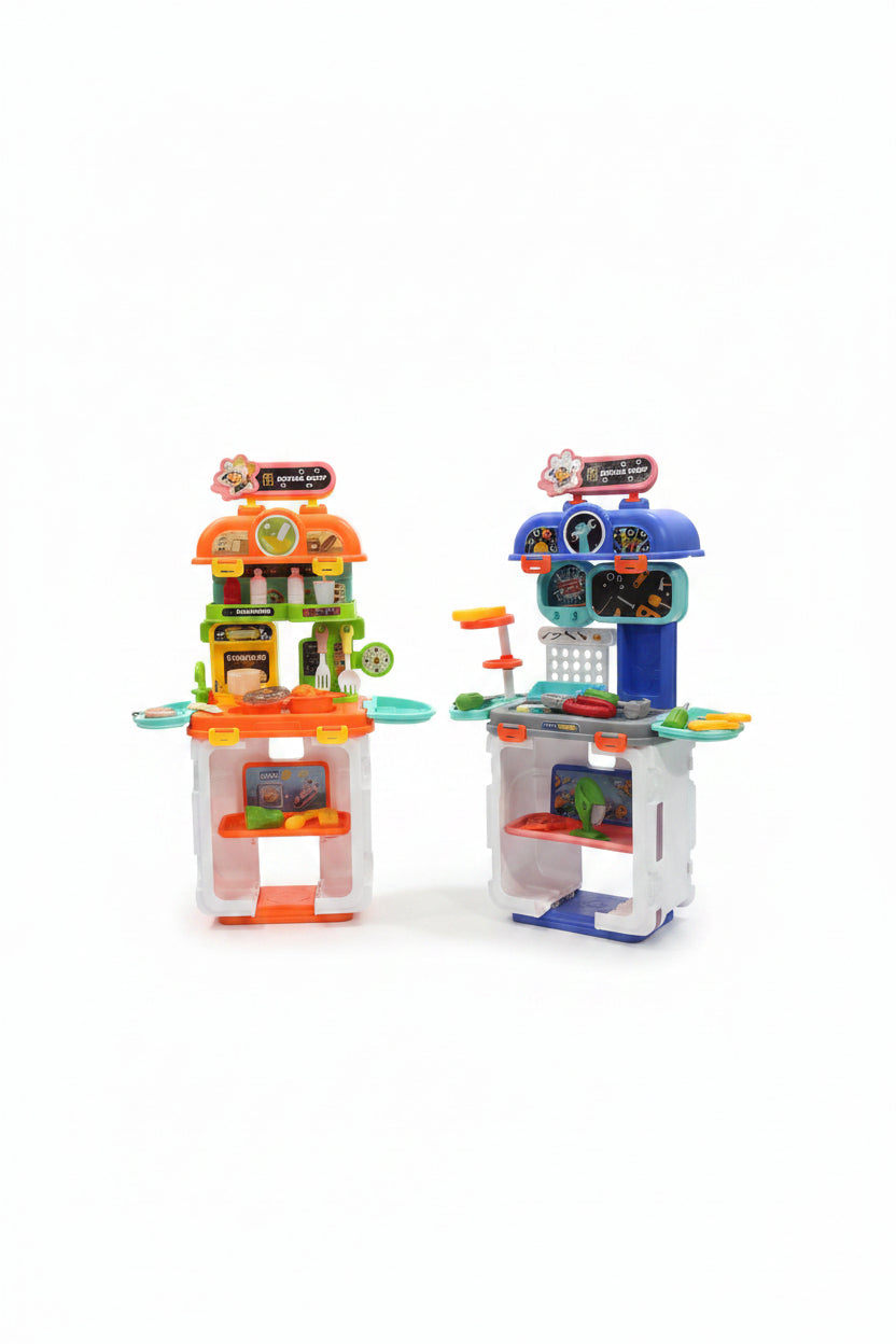 Kids Role Play Storage Cart Set