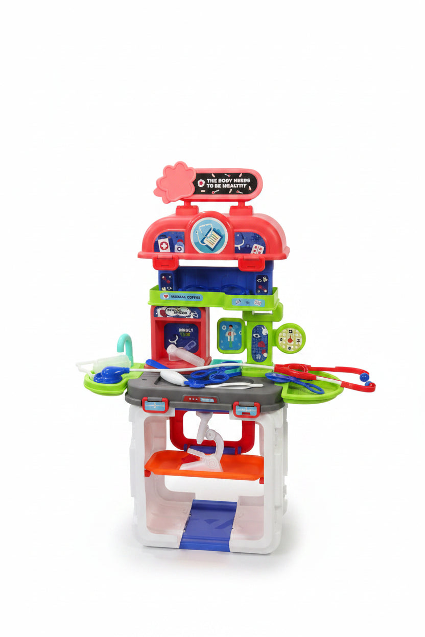 Kids Role Play Storage Cart Set