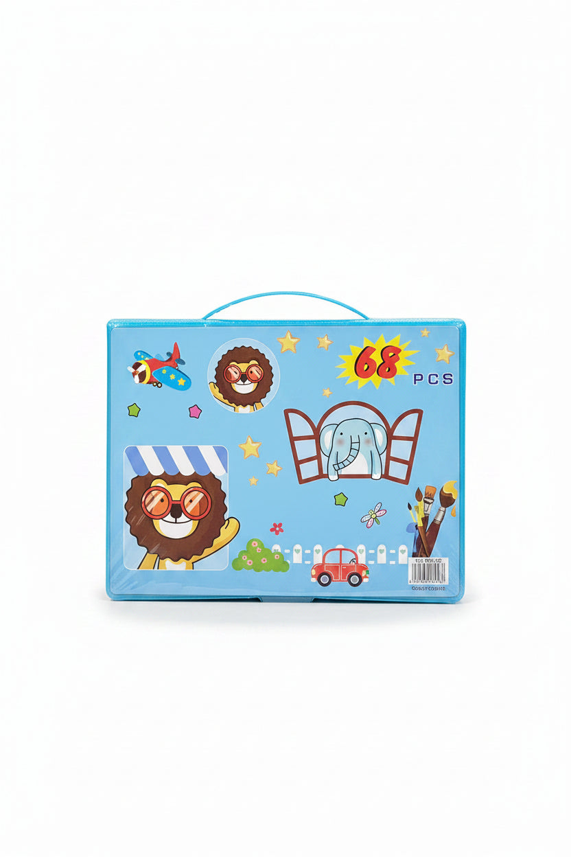 68-Piece Kids Art &amp; Coloring Set