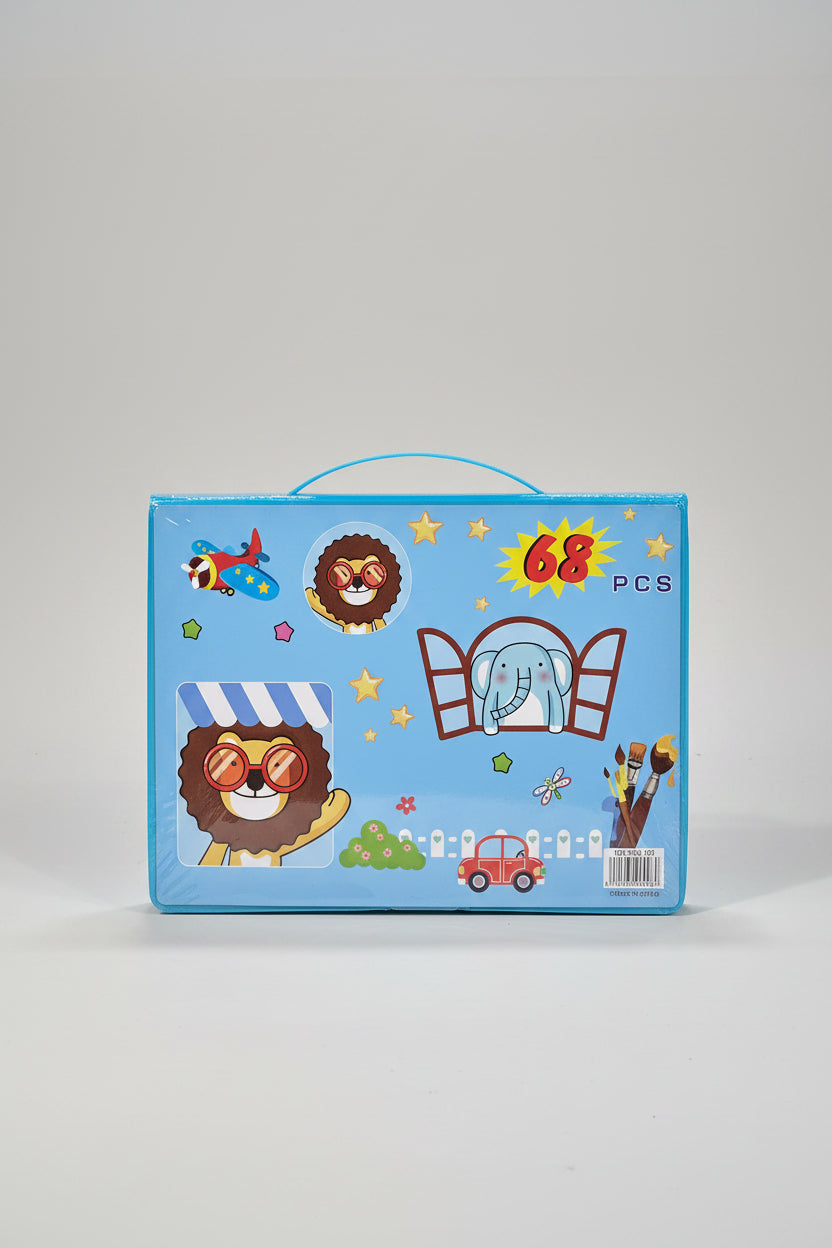 68-Piece Kids Art &amp; Coloring Set