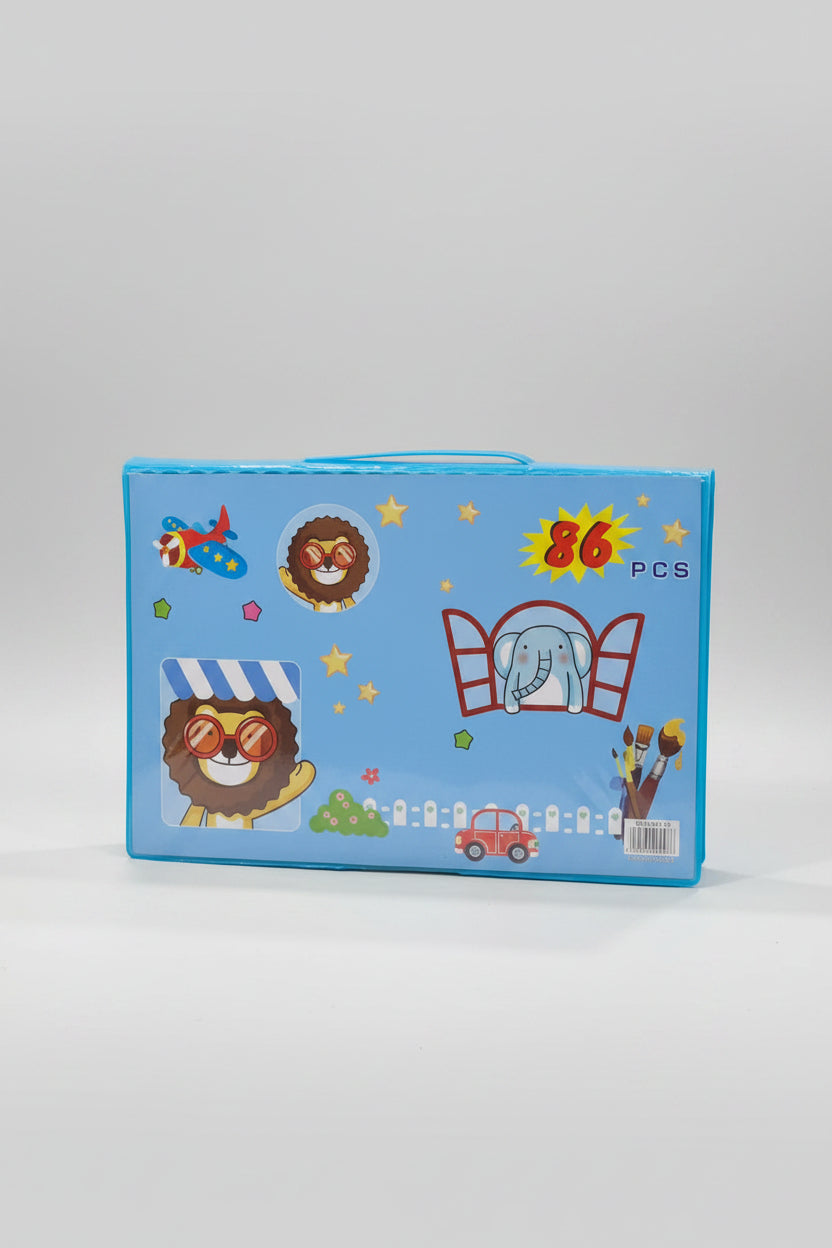 86-Piece Kids Art &amp; Coloring Set