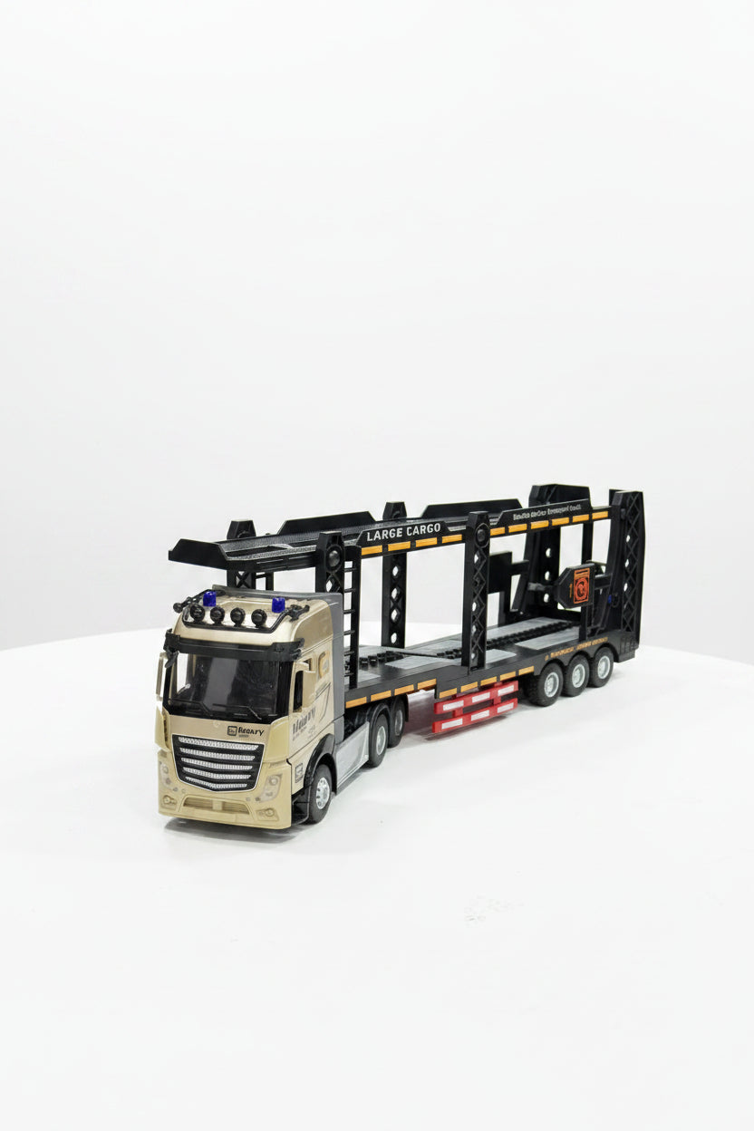 1:24 RC Transport Truck Series – Die-Cast Car Carrier with Remote Control