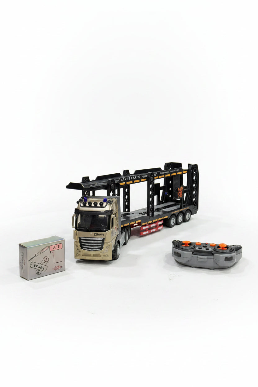 1:24 RC Transport Truck Series – Die-Cast Car Carrier with Remote Control