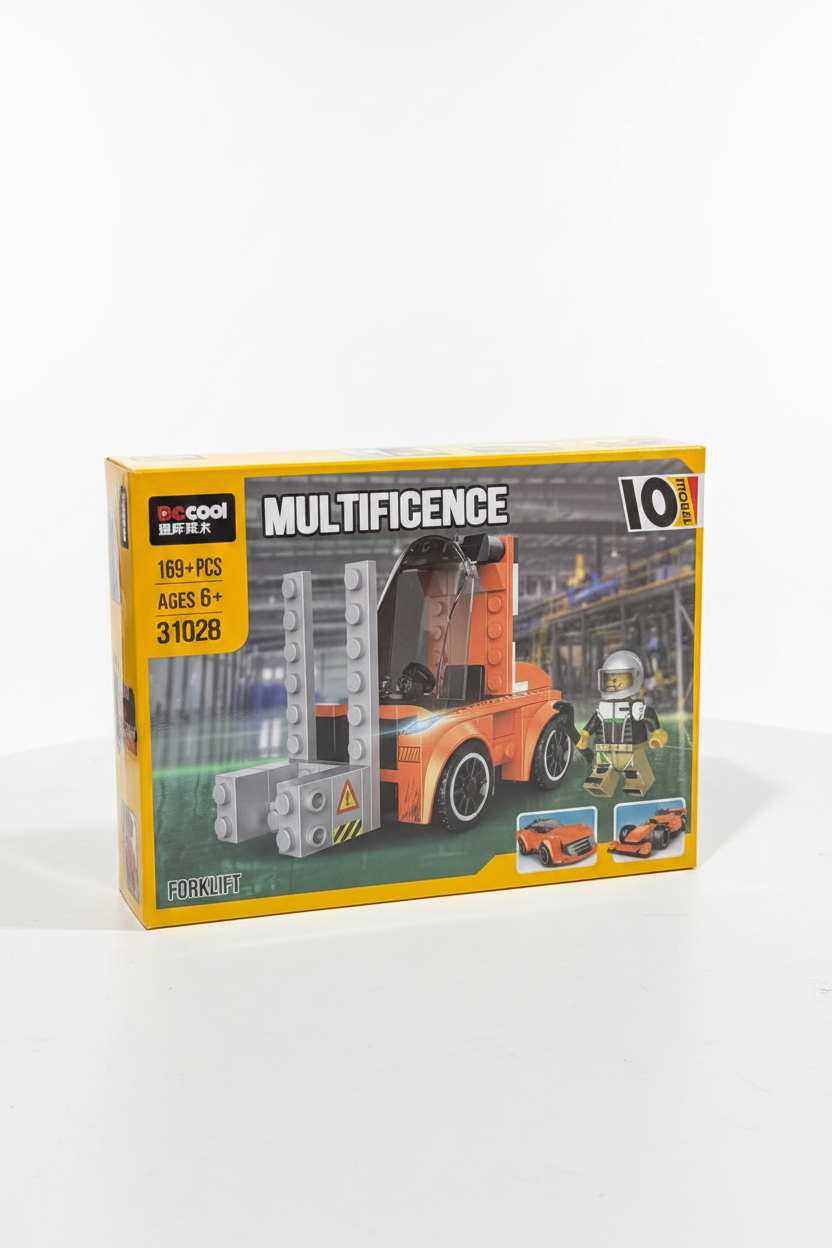 Multifunction Forklift Building Block Set
