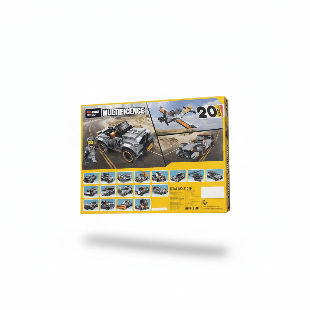DeCool Multifigence – 20-in-1 Wilderness Pursuit Building Block Set