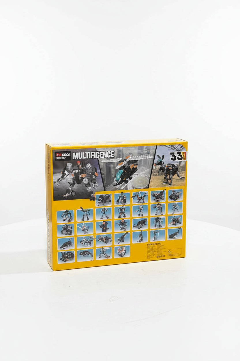 Multifunction 33-in-1 Helicopter Building Block Set