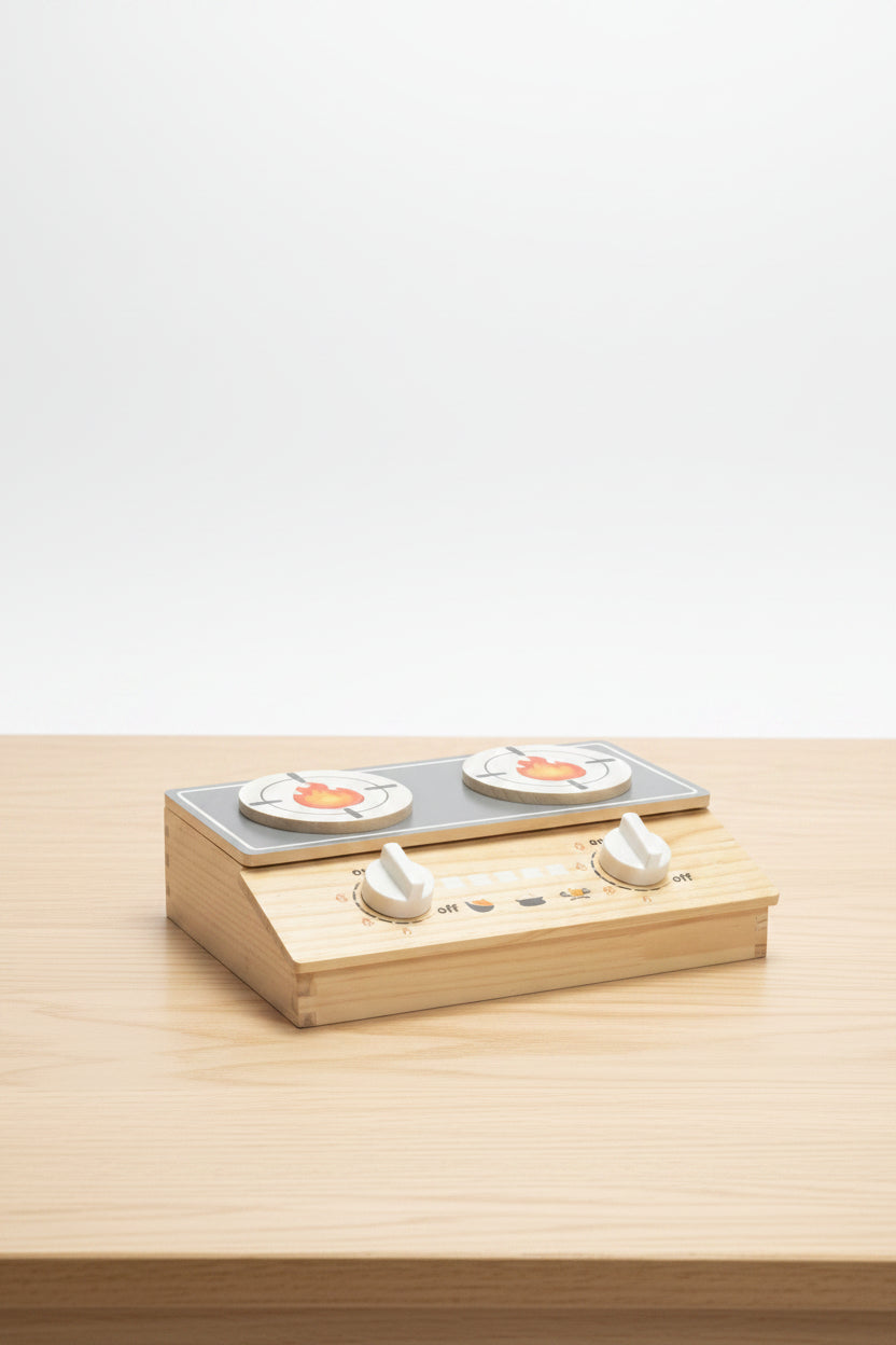 Wooden Kitchen Cooking Set – Pretend Play Kitchen Toy
