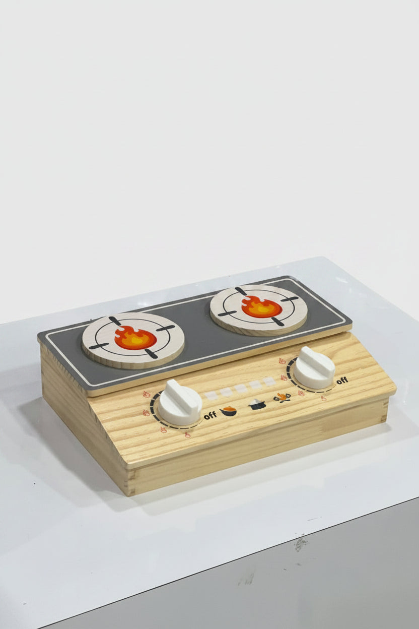 Wooden Kitchen Cooking Set – Pretend Play Kitchen Toy