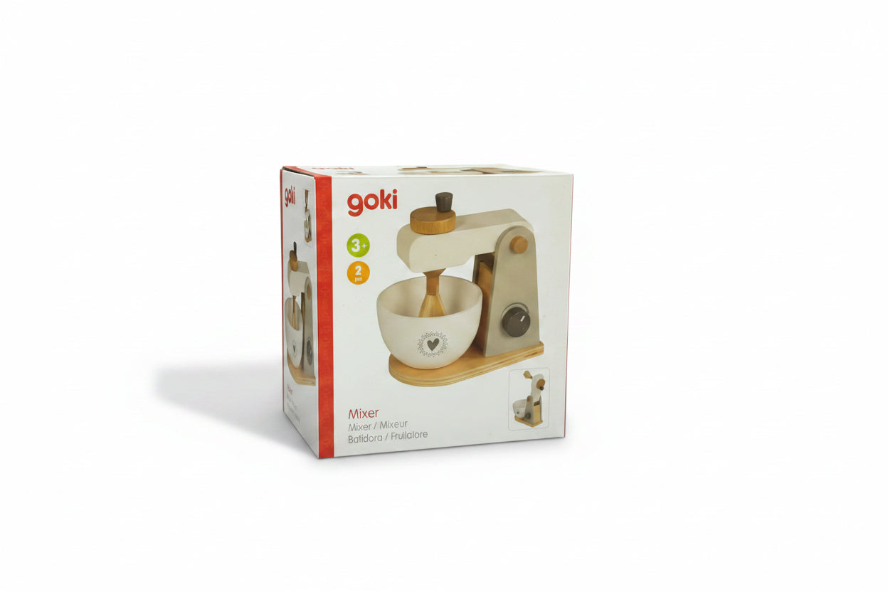 Wooden Toy Mixer – Pretend Play Kitchen Toy