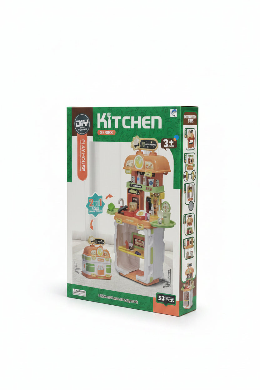 Kids Role Play Storage Cart Set