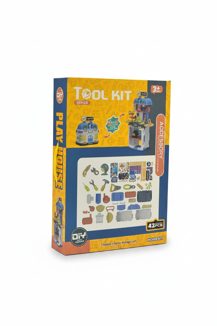 Kids Role Play Storage Cart Set