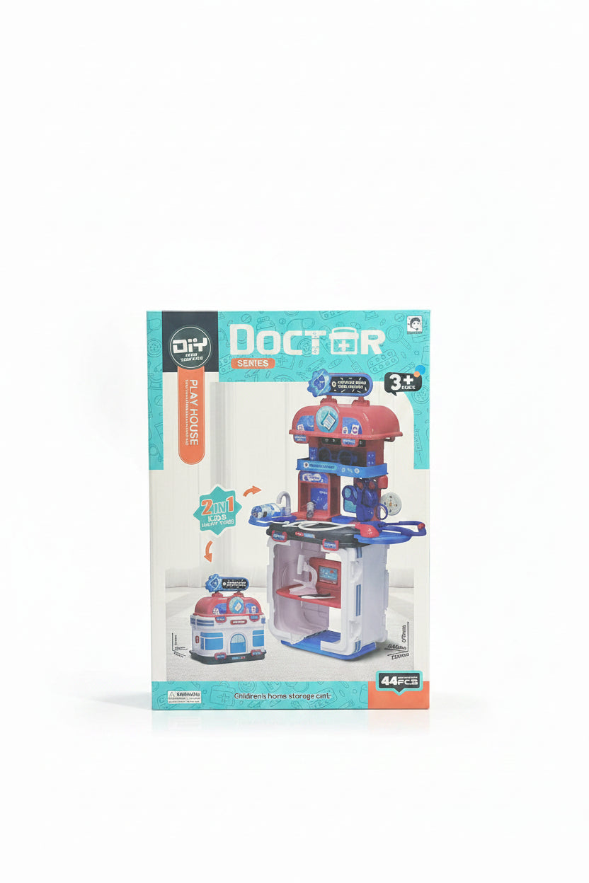Kids Role Play Storage Cart Set