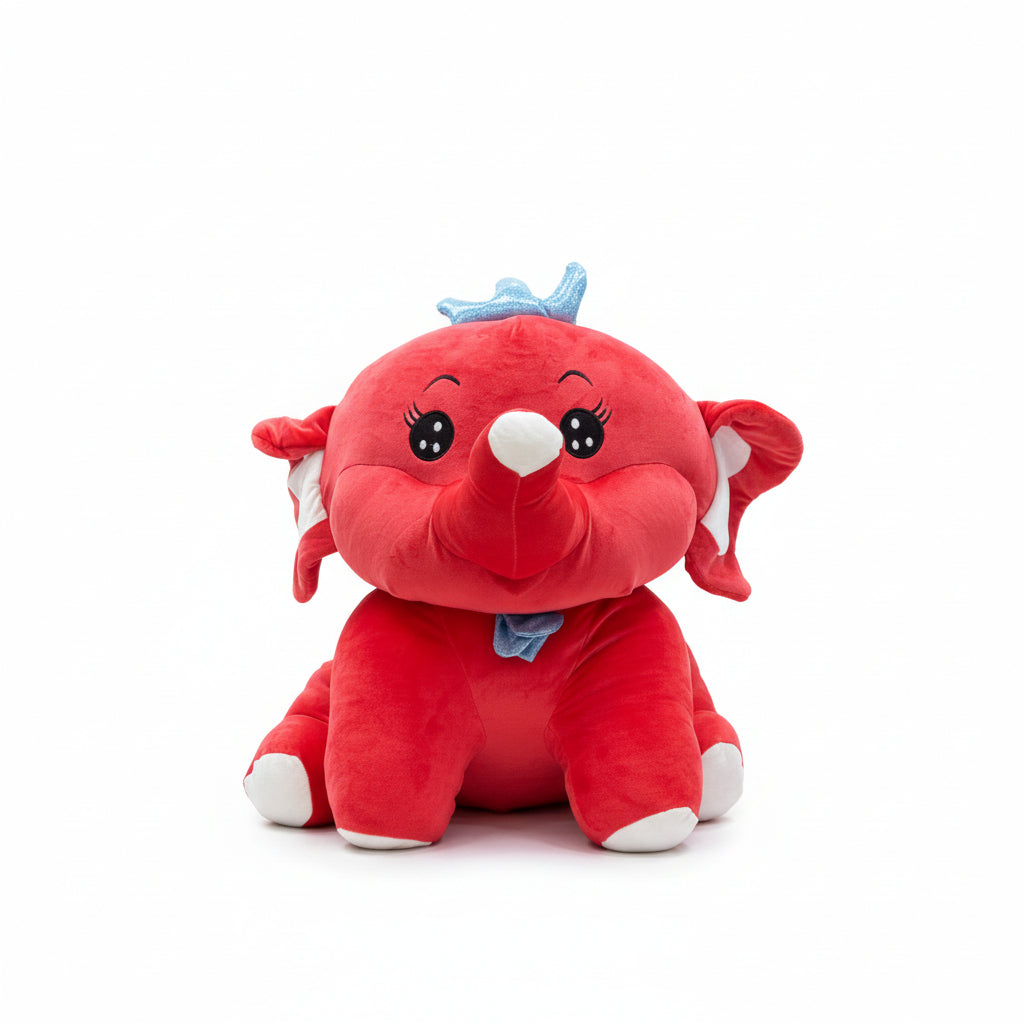 🐘 Cute Elephant Plush Toy – 70 CM