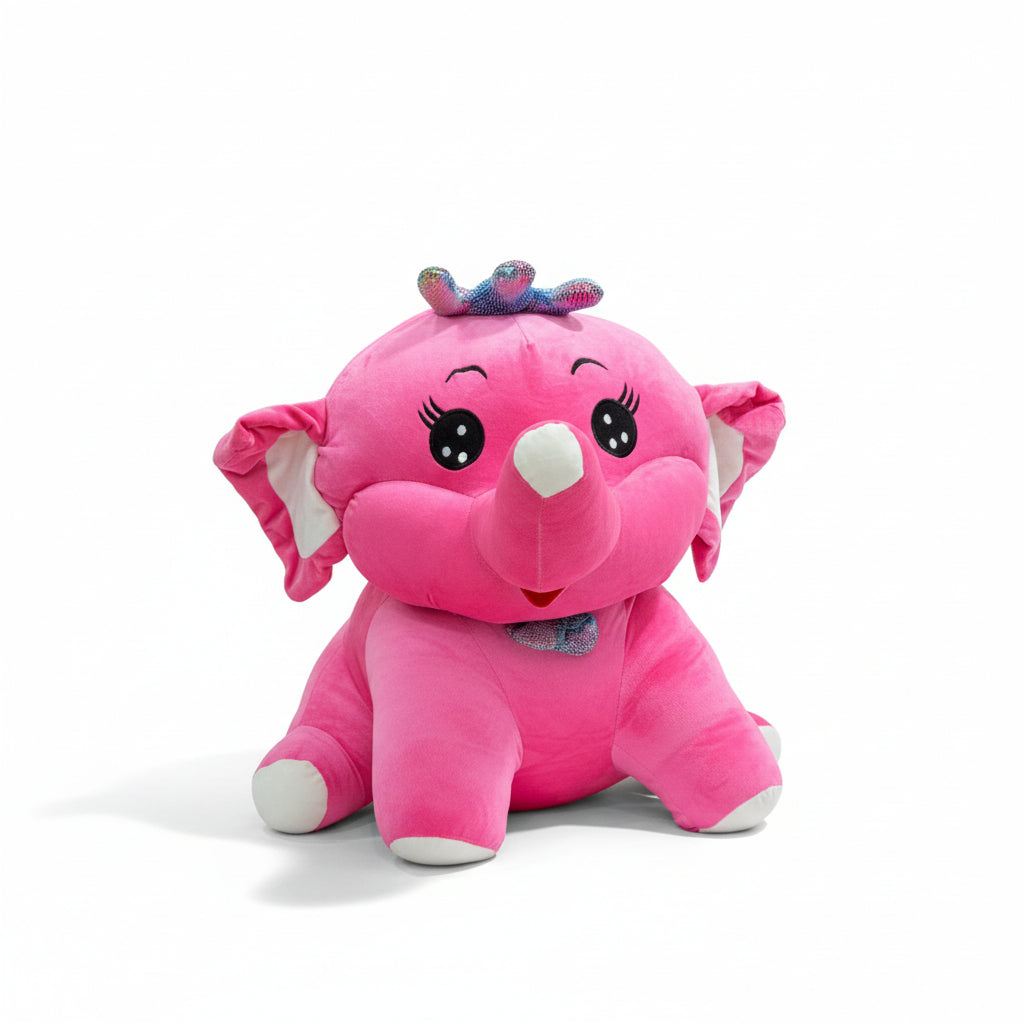 🐘 Cute Elephant Plush Toy – 70 CM