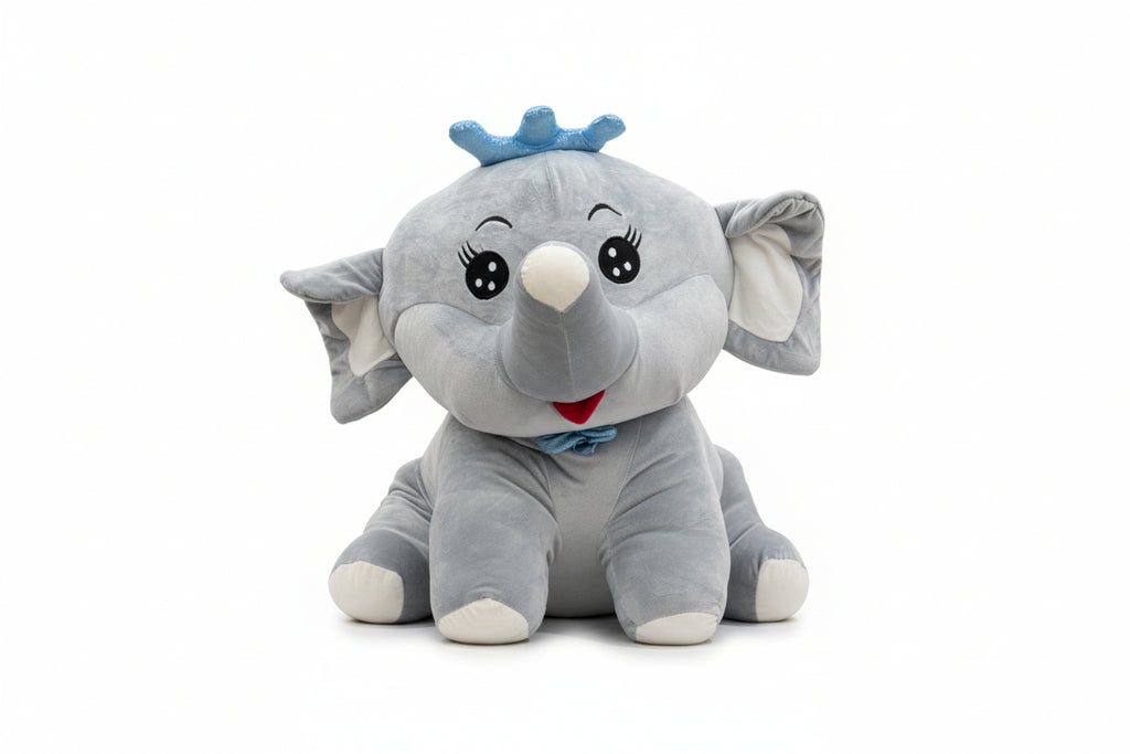 🐘 Cute Elephant Plush Toy – 70 CM