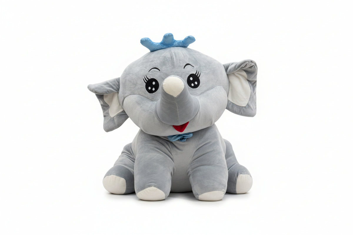 🐘 Cute Elephant Plush Toy – 70 CM